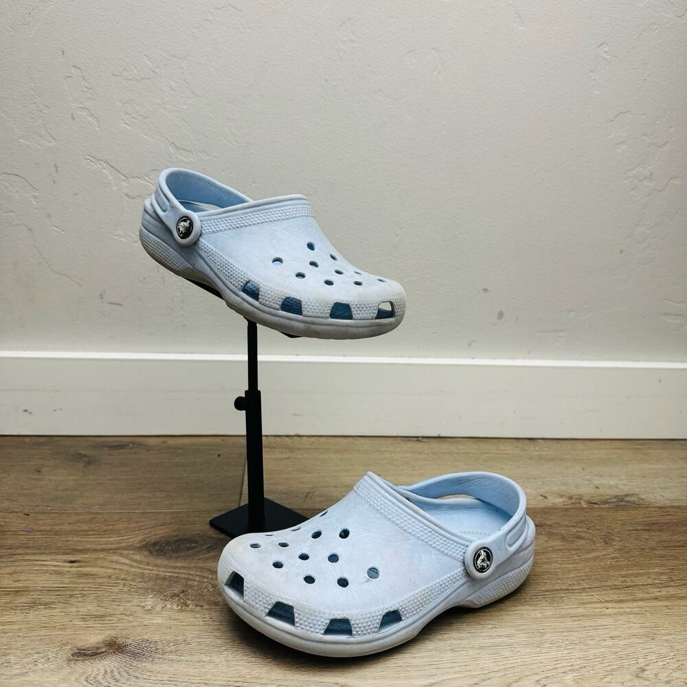 Clogs Light Blue Classic Slip On Clogs Kids Size 2